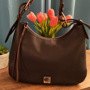 Dooney and Bourke Navy Pebbled Leather